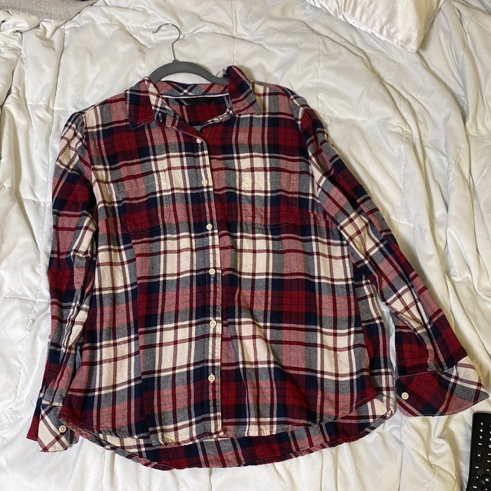 Red Black and White Flannel.